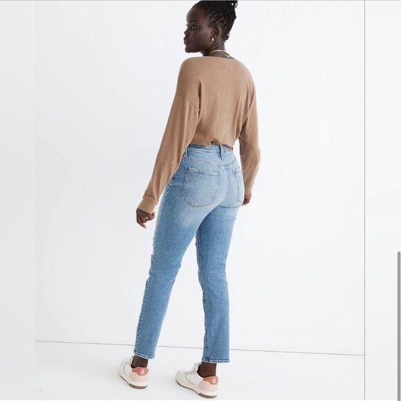 Madewell The Curvy Perfect Vintage Jean Denman Was Ripped Edition - Picture 13 of 13
